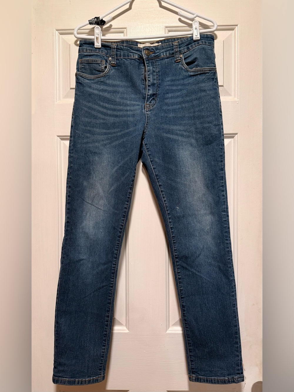 Slim Straight Men's Dark Blue Jeans
